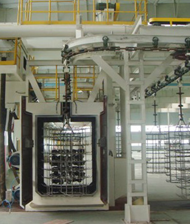 悬链通过式抛丸清理机