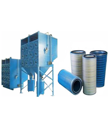 斜插式滤筒式除尘器 斜插式滤筒式除尘器